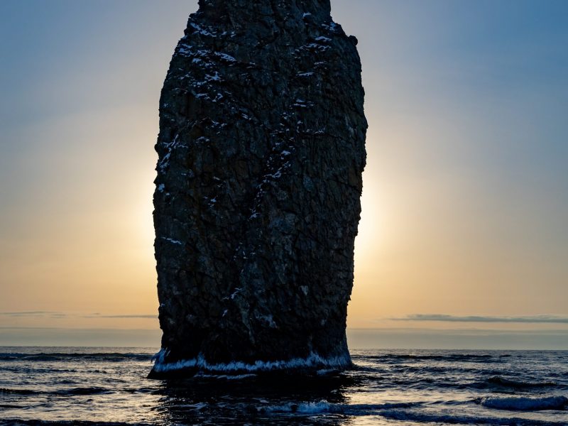 обзорная поездка по центральной части острова Кунашир: Чертов палец, оз. Лагунное, скальный комплекс "Собачка"