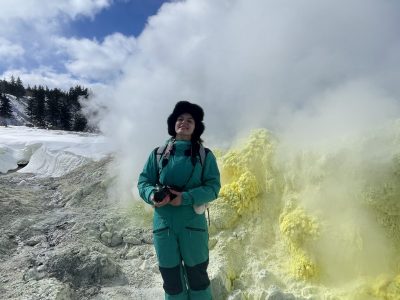 Фумарольное поле вулкана Менделеева