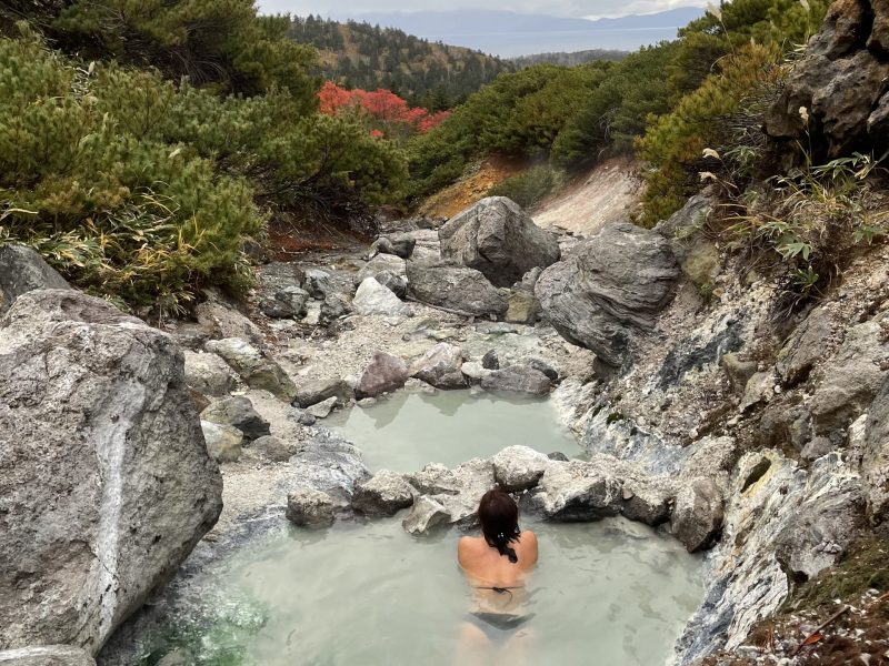 Фумарольное поле вулкана Менделеева